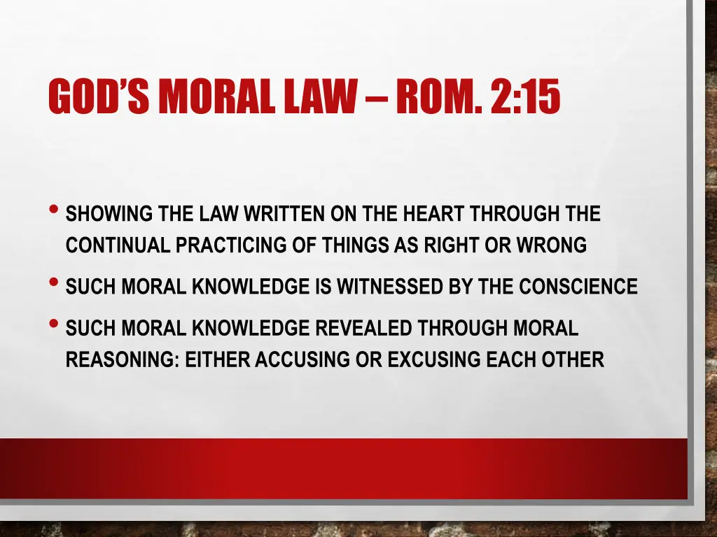 god s moral law rom 2 15 3