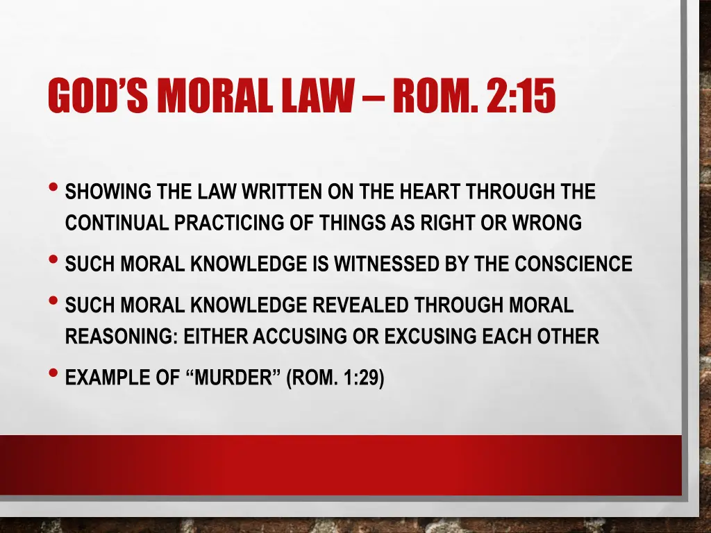 god s moral law rom 2 15 4