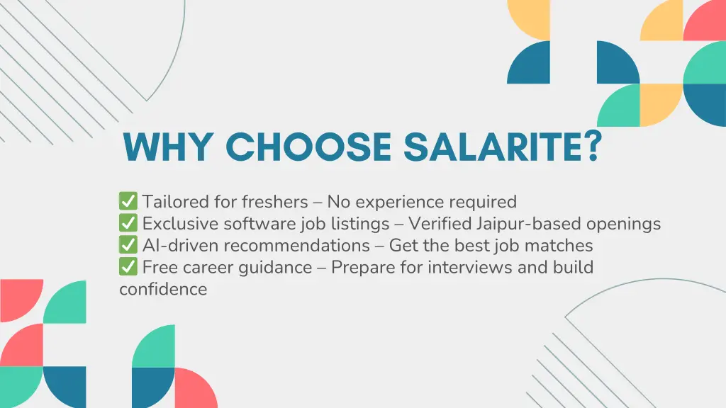 why choose salarite