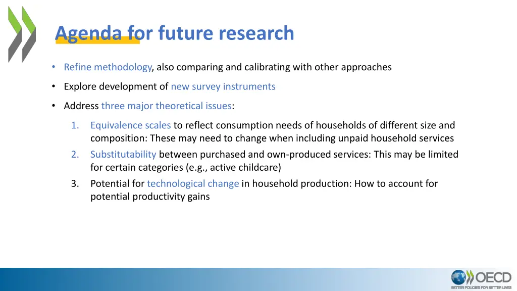 agenda for future research