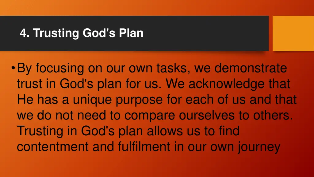 4 trusting god s plan