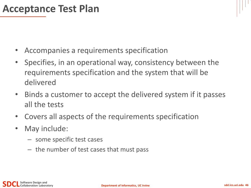 acceptance test plan