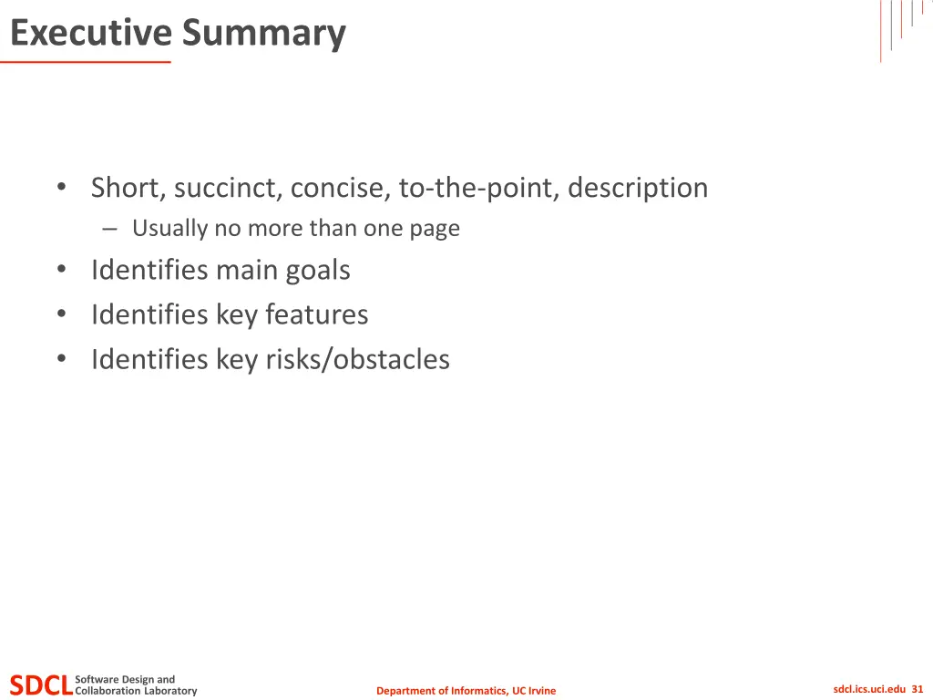 executive summary