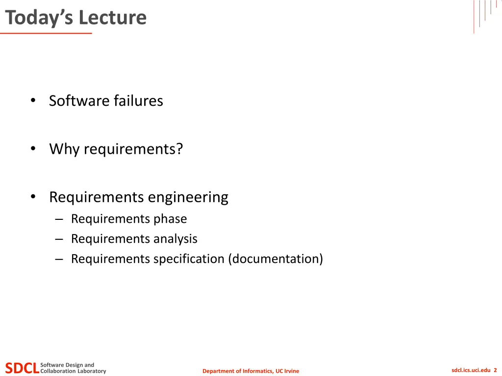 today s lecture