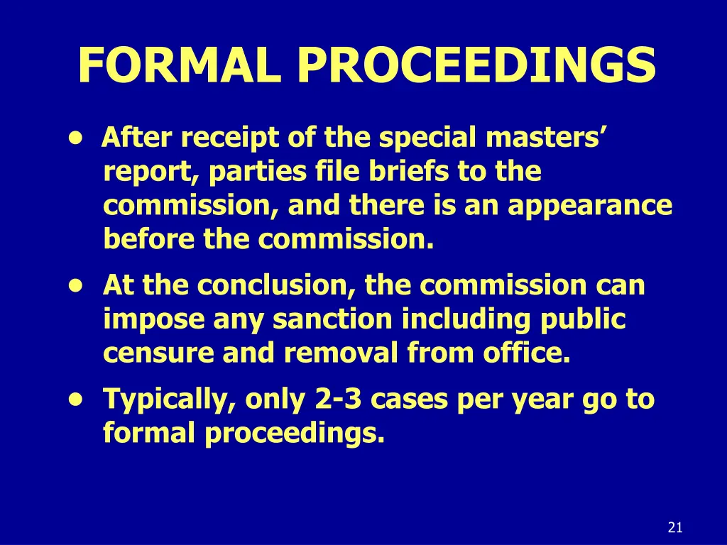 formal proceedings 1