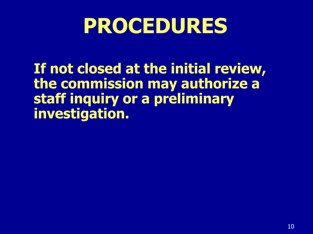 procedures 1