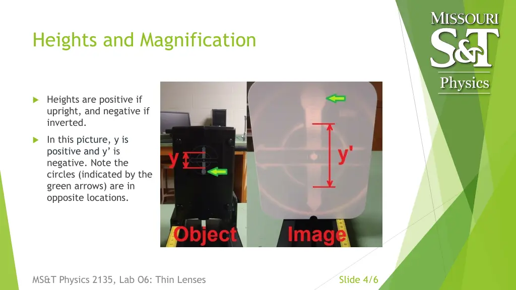 heights and magnification