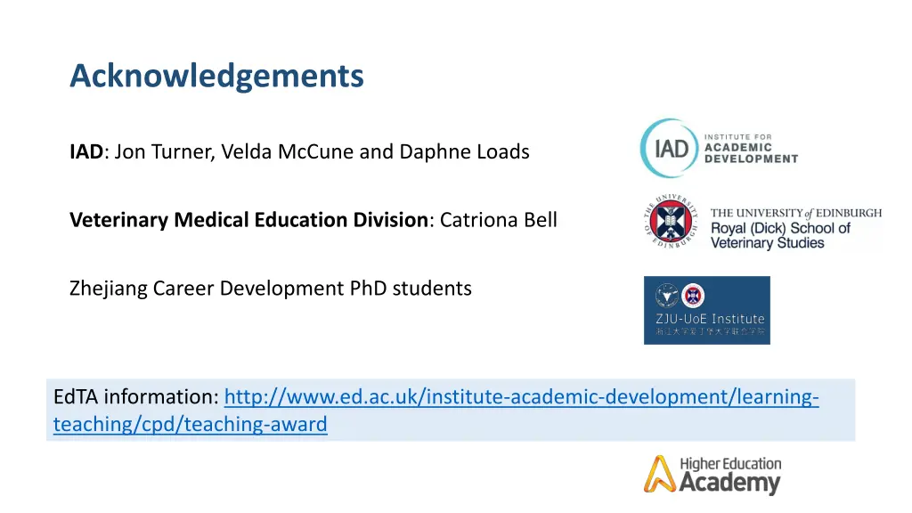 acknowledgements