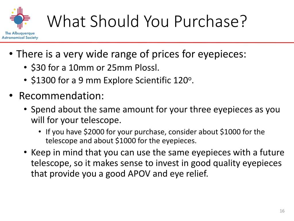 what should you purchase