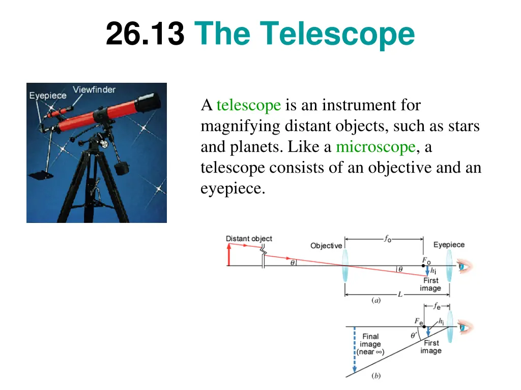 26 13 the telescope