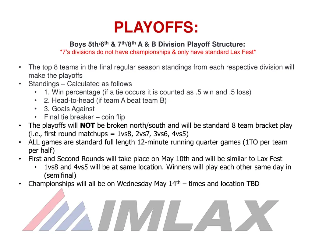 playoffs