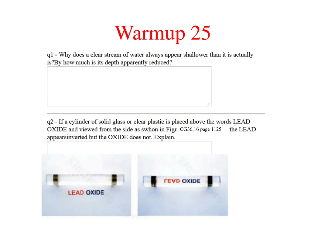 warmup 25