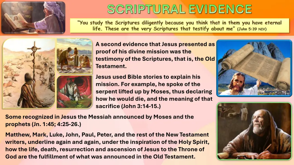 a second evidence that jesus presented as proof
