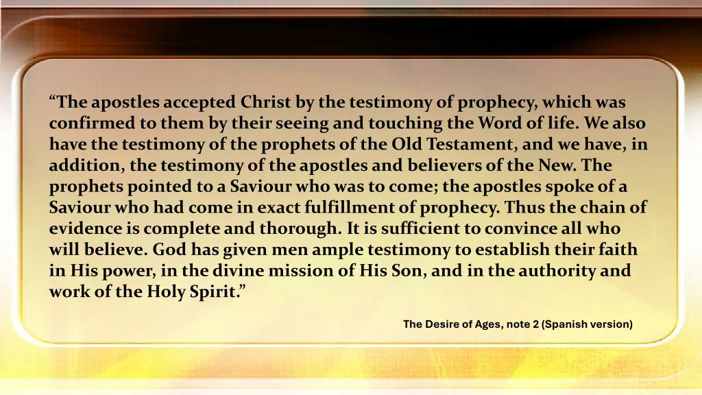 the apostles accepted christ by the testimony