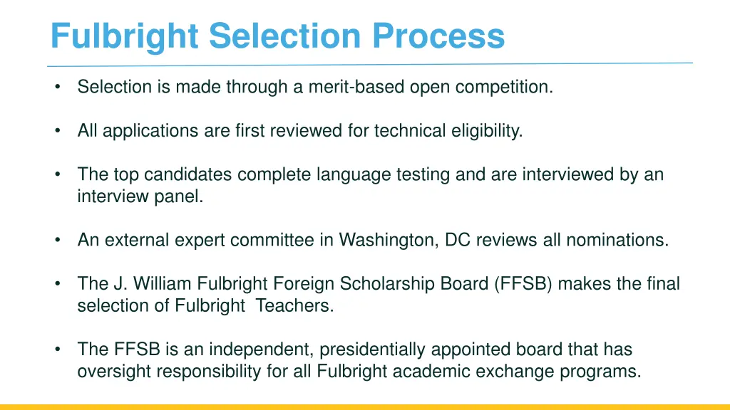 fulbright selection process