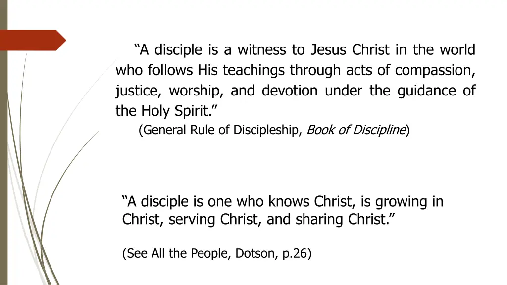 a disciple is a witness to jesus christ