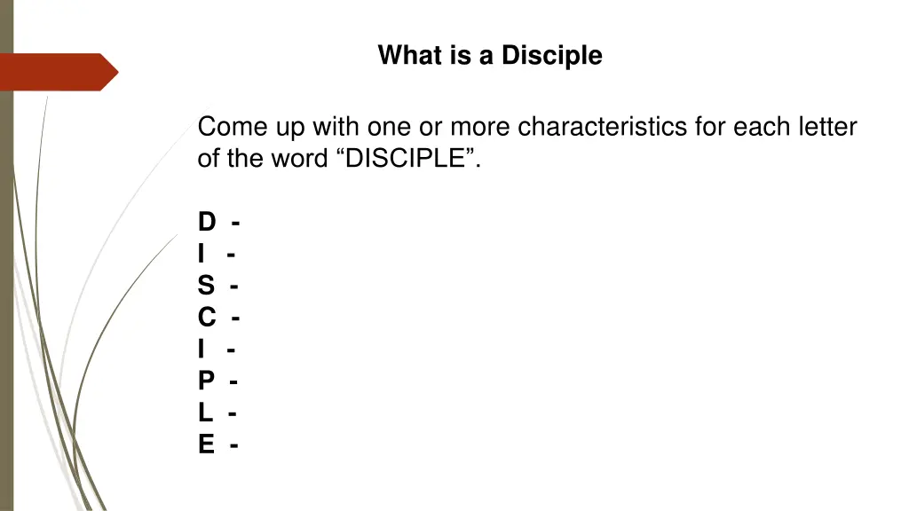 what is a disciple