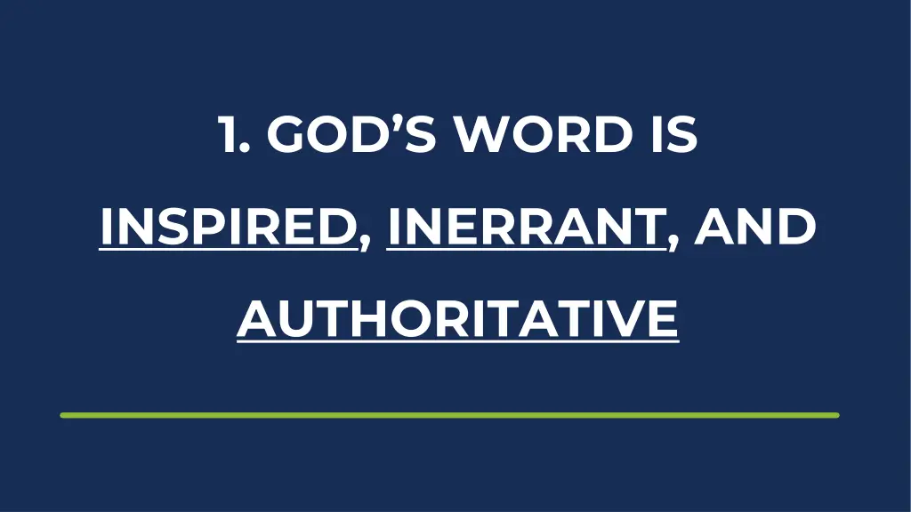 1 god s word is
