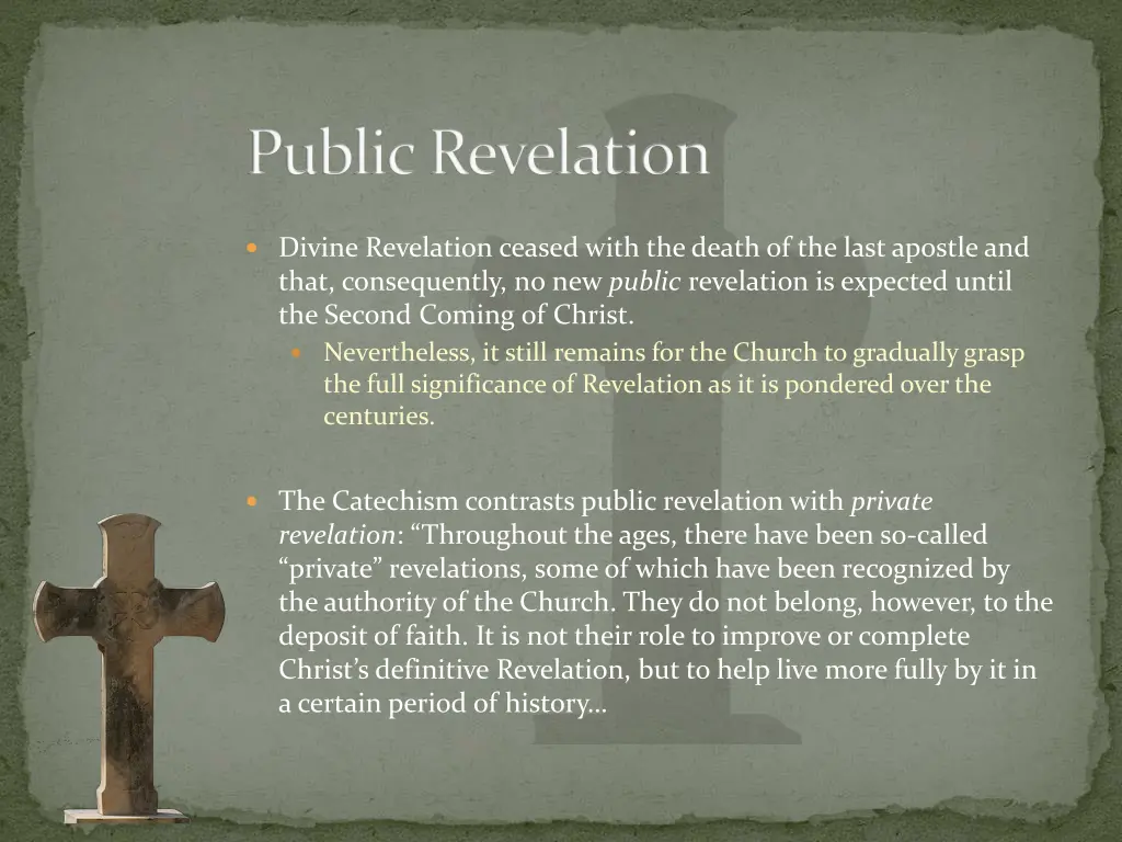 public revelation