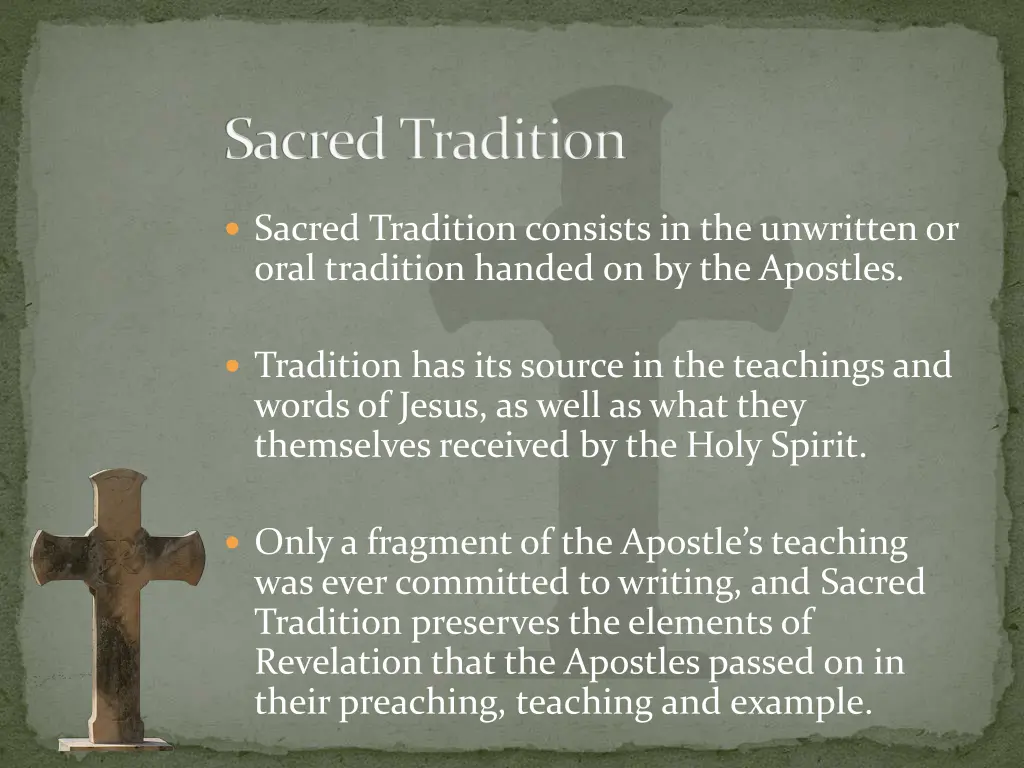 sacred tradition 1