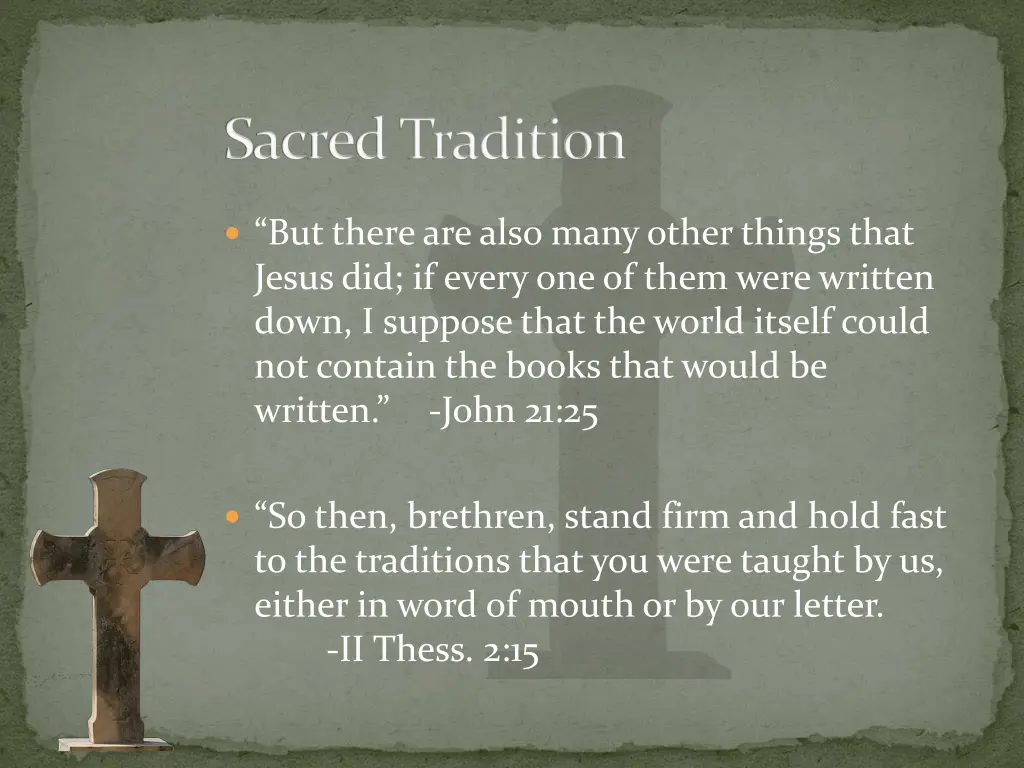 sacred tradition