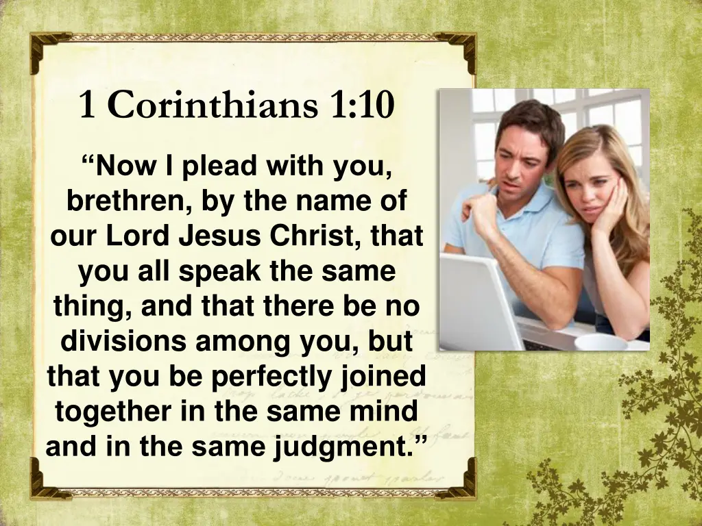 1 corinthians 1 10
