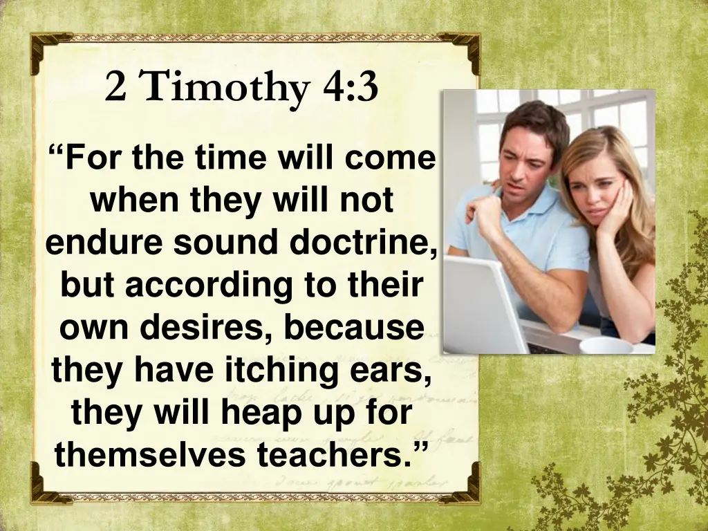 2 timothy 4 3