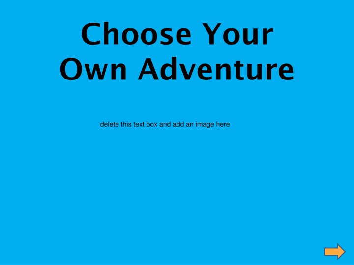 choose your own adventure