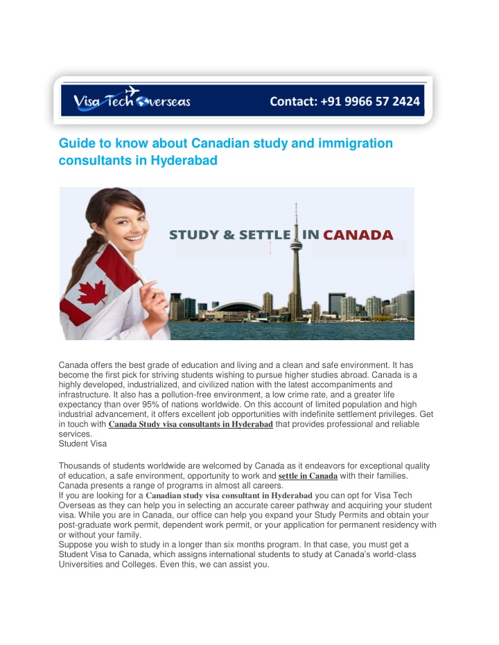 guide to know about canadian study