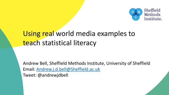 using real world media examples to teach