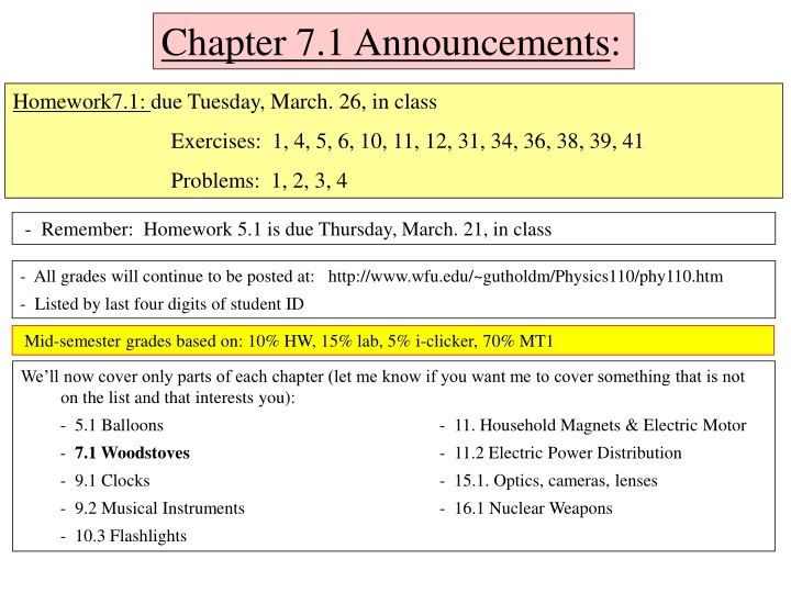 chapter 7 1 announcements