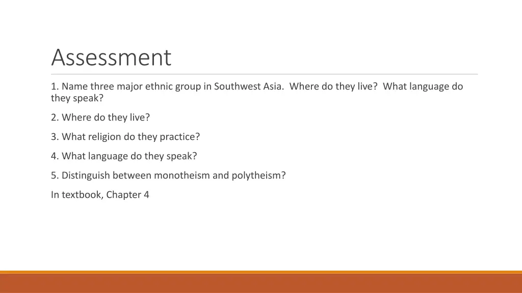 assessment