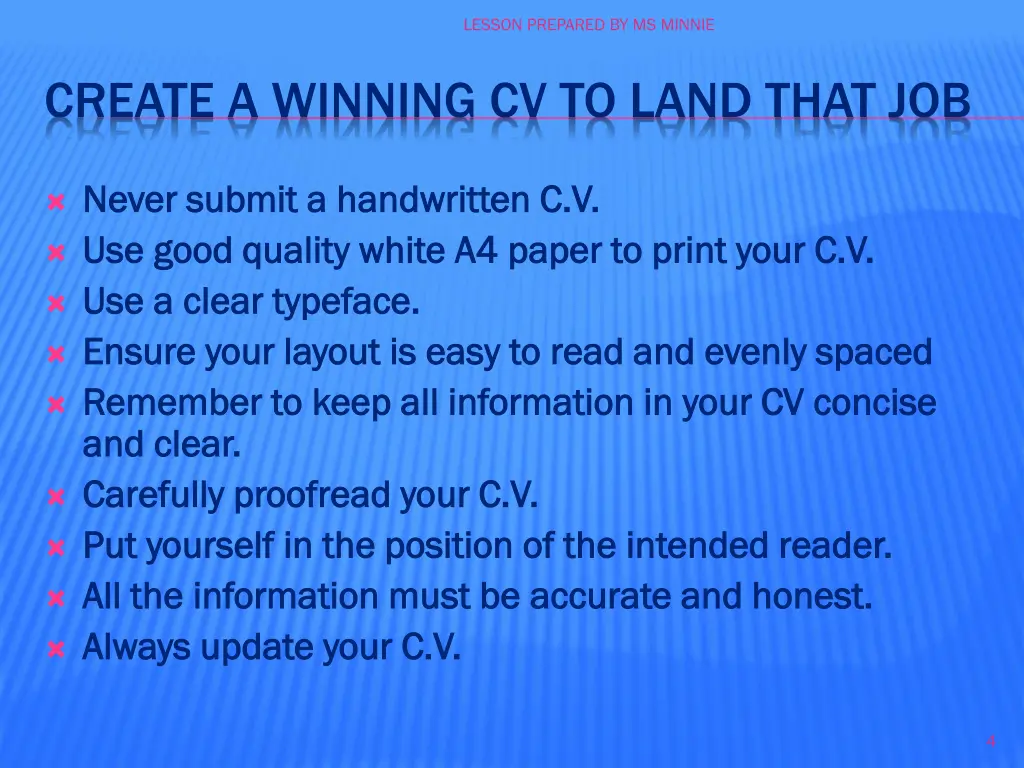 lesson prepared by ms minnie 3