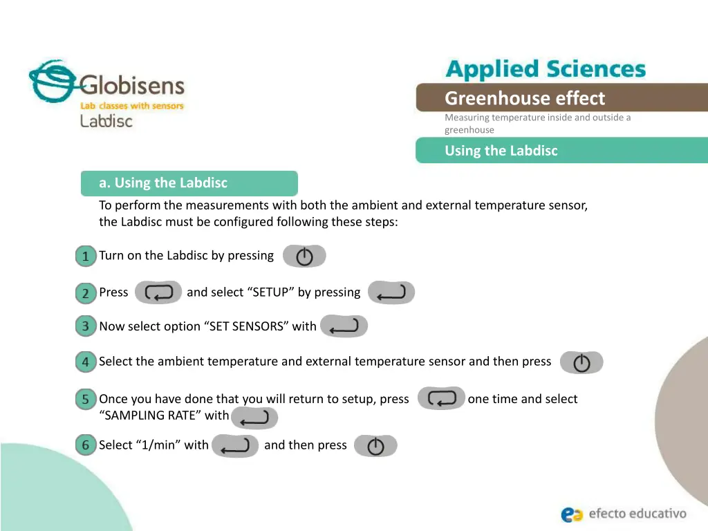greenhouse effect measuring temperature inside 10