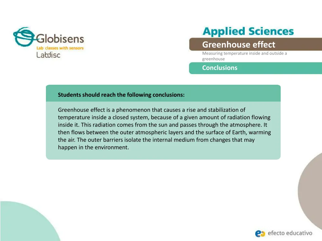 greenhouse effect measuring temperature inside 19