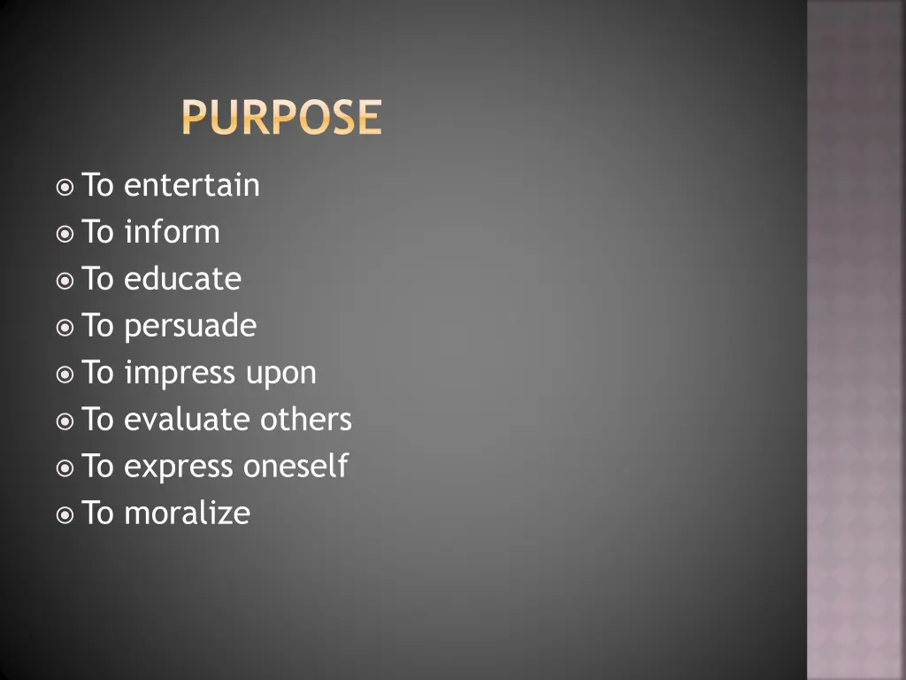 purpose