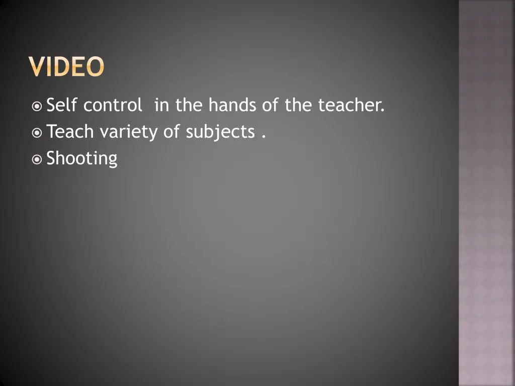 video