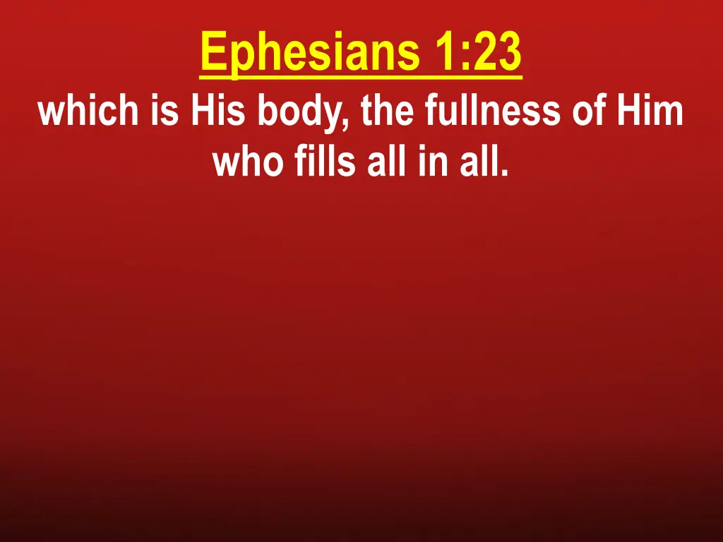 ephesians 1 23