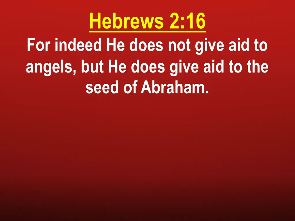 hebrews 2 16
