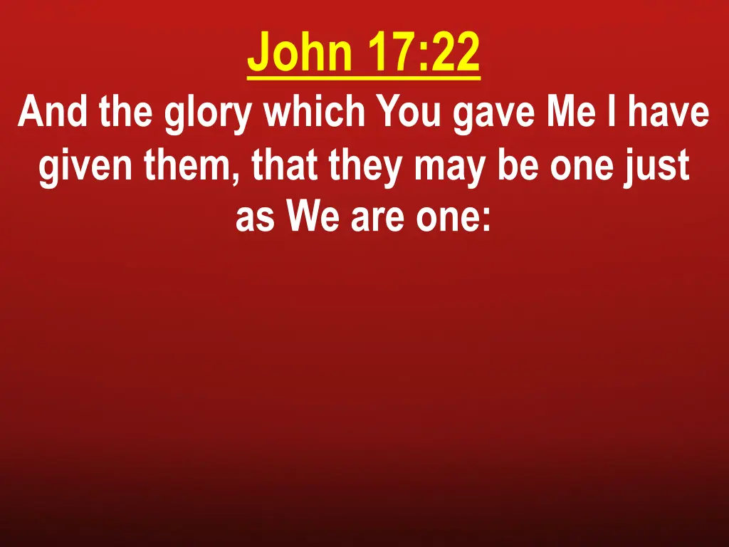 john 17 22