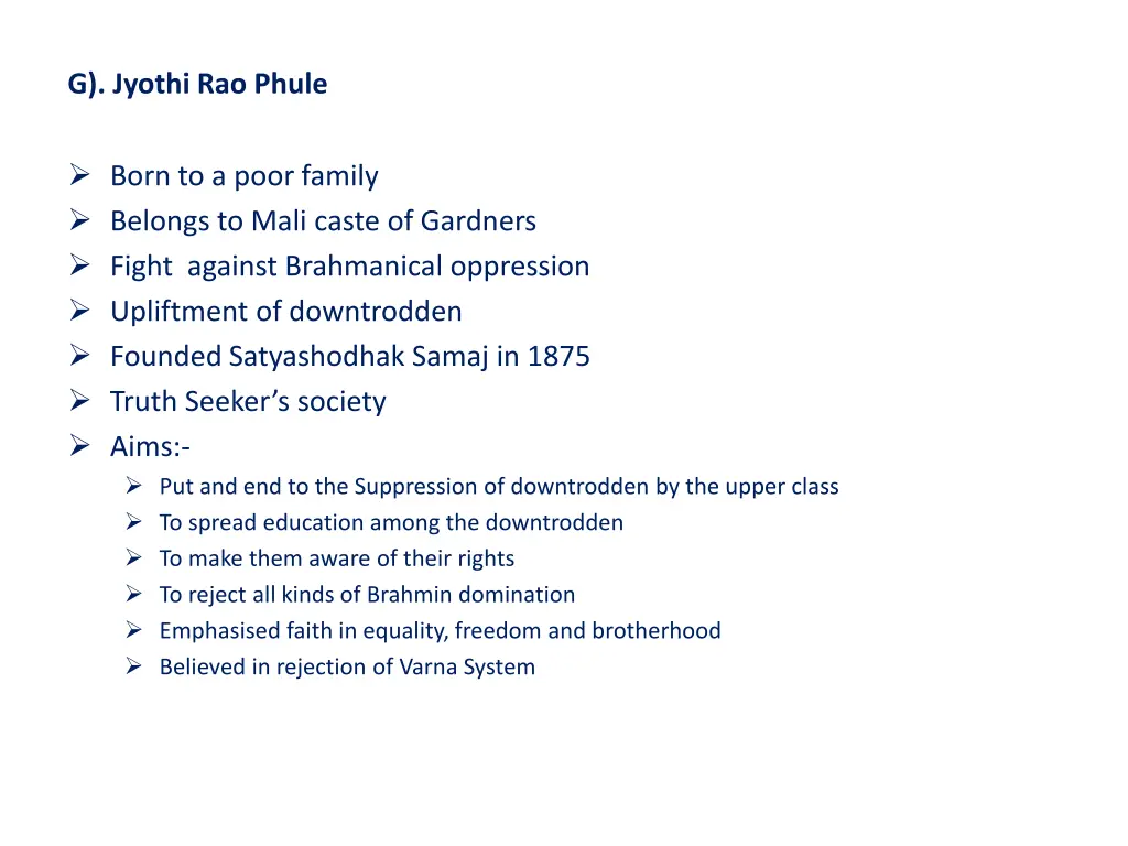 g jyothi rao phule