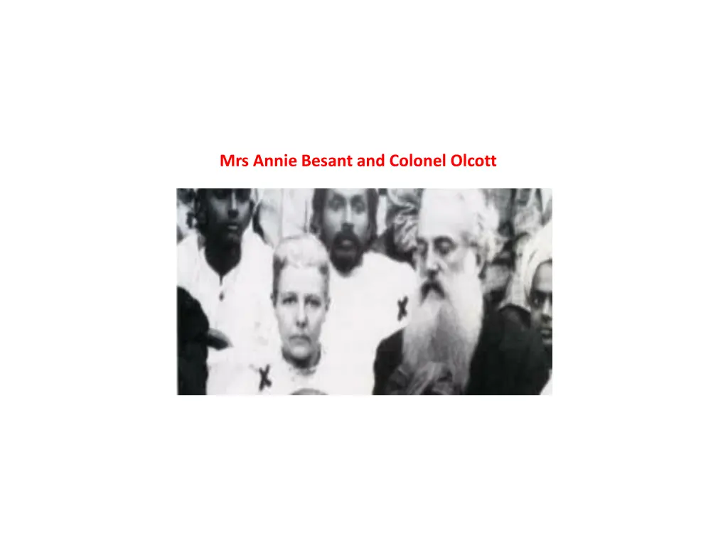 mrs annie besant and colonel olcott