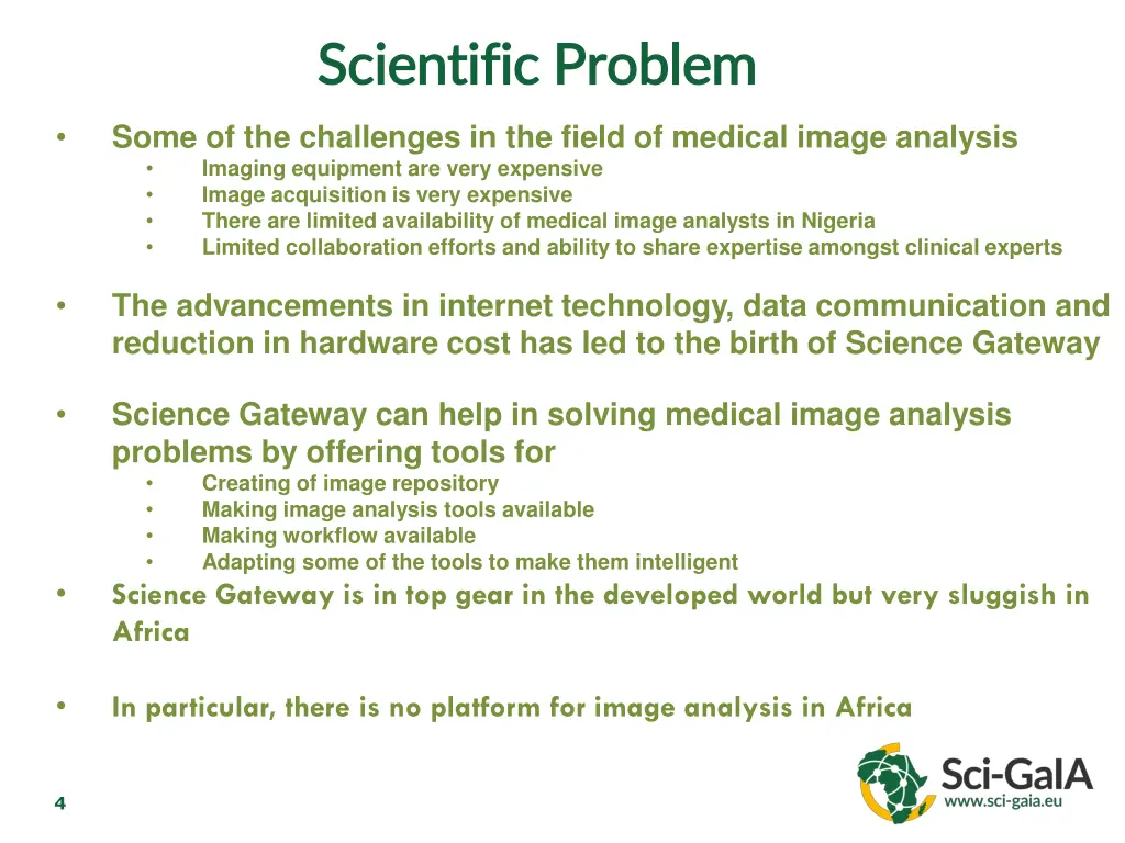 scientific problem scientific problem
