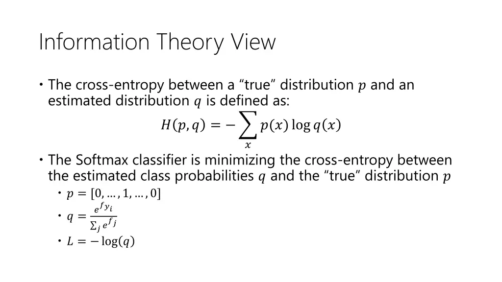 information theory view