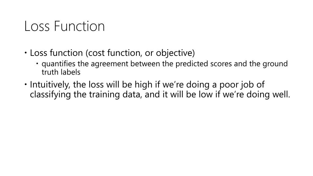 loss function