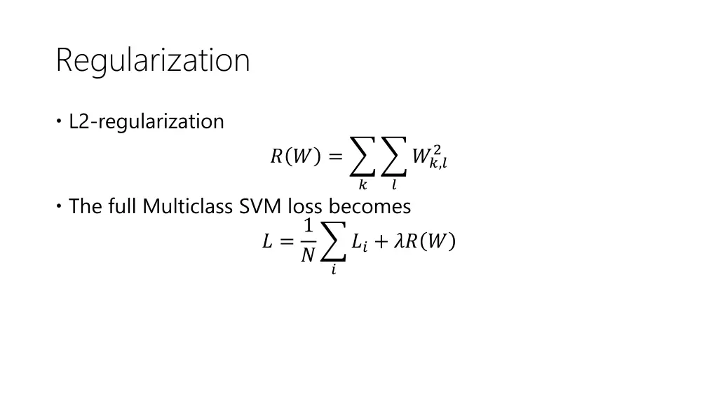 regularization 1