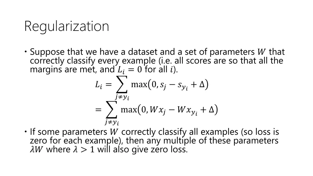 regularization