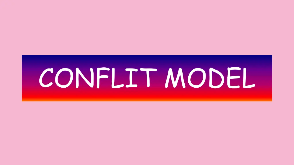 conflit model