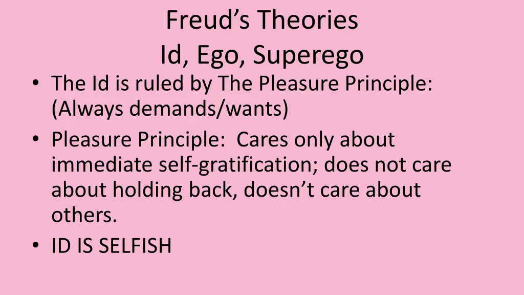 freud s theories id ego superego 4