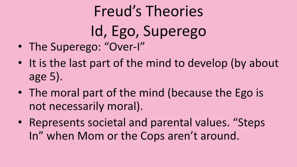 freud s theories id ego superego 9